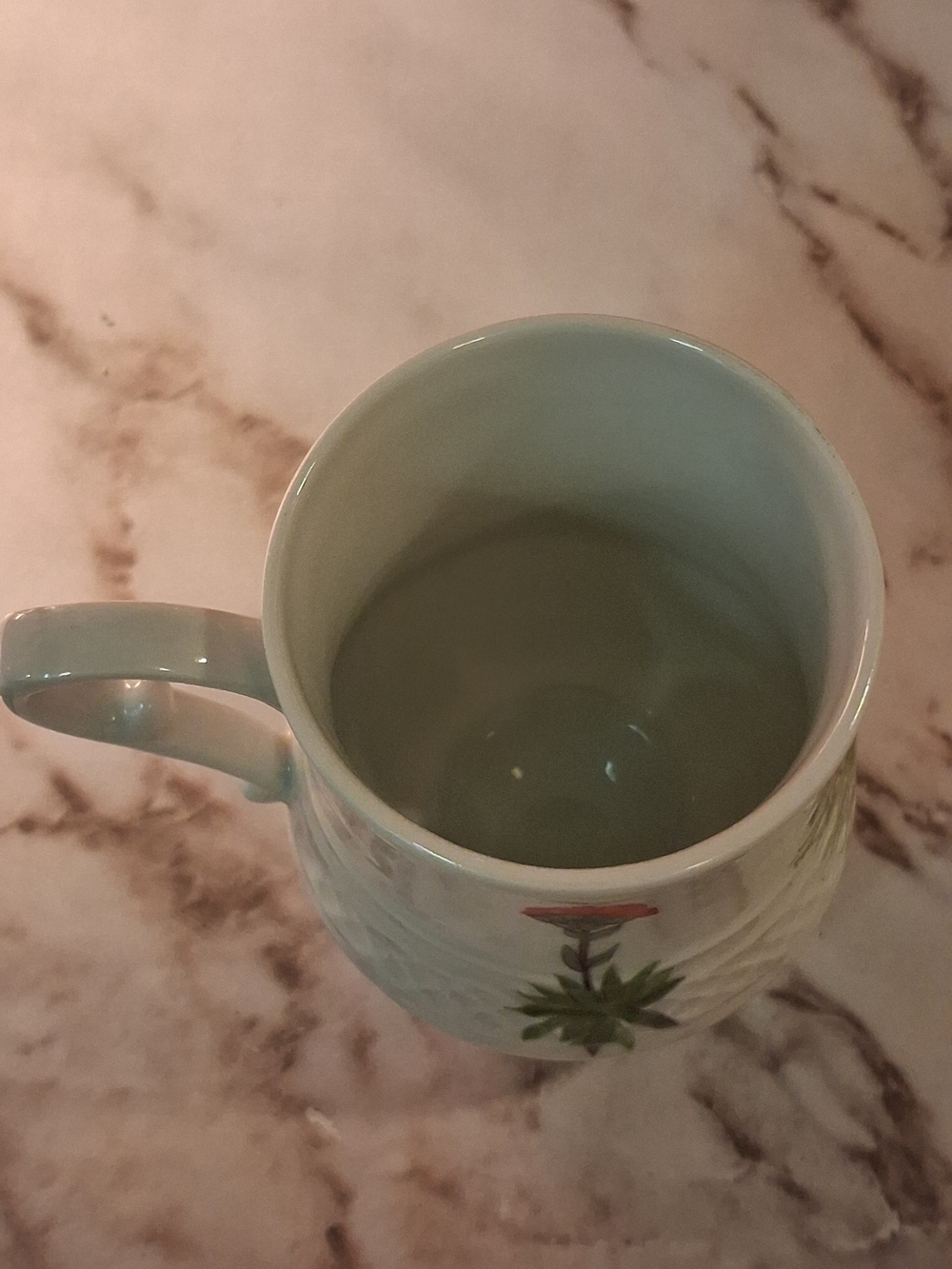 ☕️French Vintage Porcelain Demitasse Cup and Saucer- Unusual Floral Design💐 - Picture 10 of 14